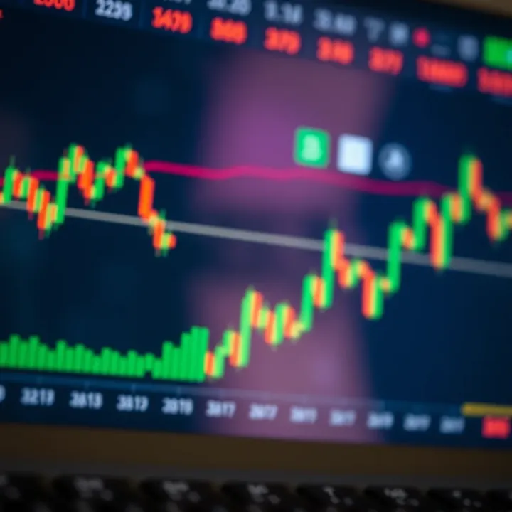 Graph depicting trading performance trends and market analysis on Apex Trader
