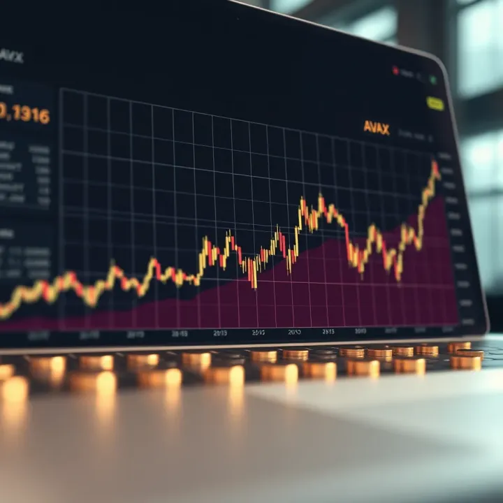 Graph illustrating Avalanche cryptocurrency price trends and market fluctuations