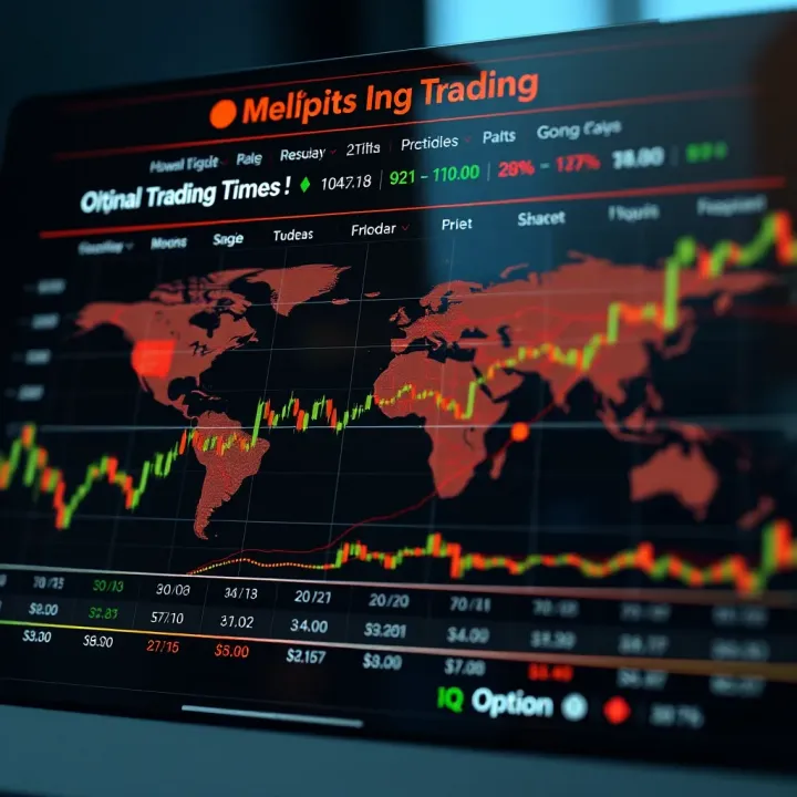 Melhores horários para operar na IQ Option