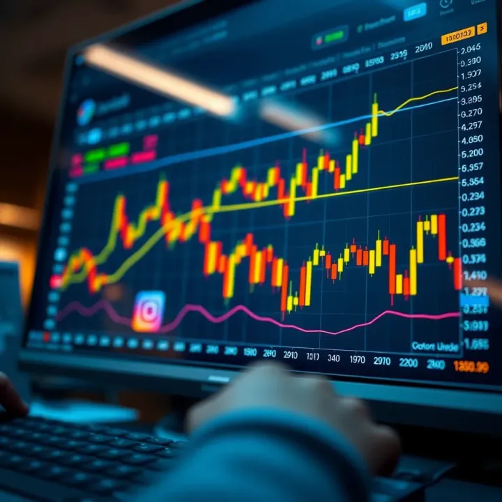 Chart displaying binary options trading trends and investment flows in Brazil
