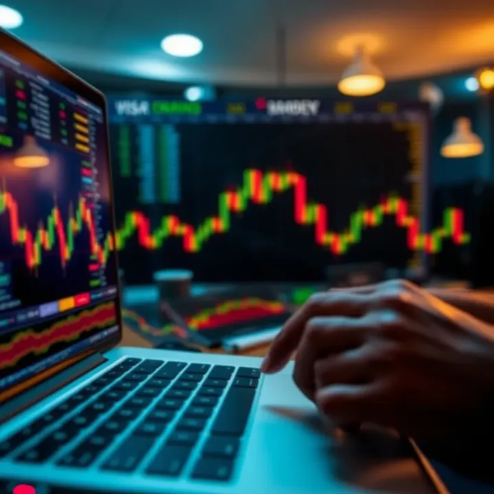 Conceptual illustration of risk management strategies and regulatory compliance in binary options trading