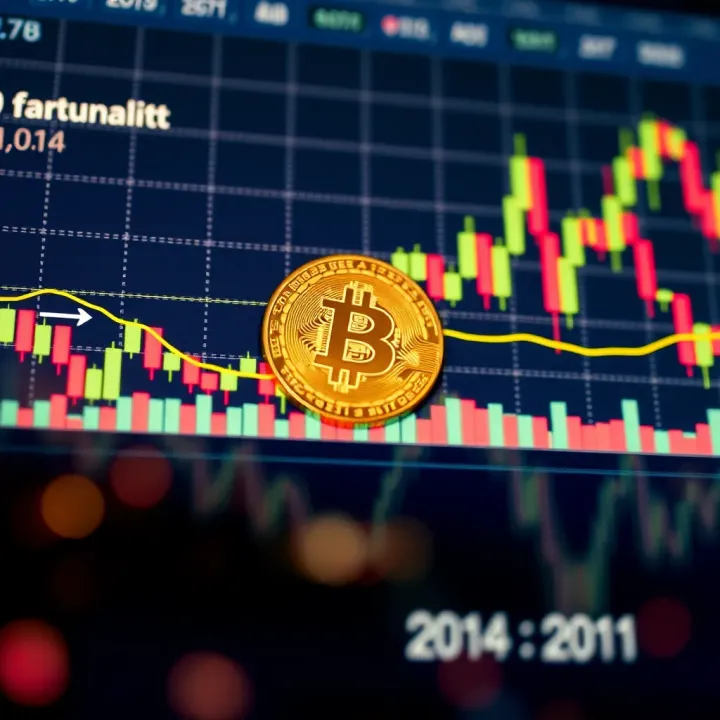 Technical chart depicting Bitcoin's future outlook based on recent data and predictive models