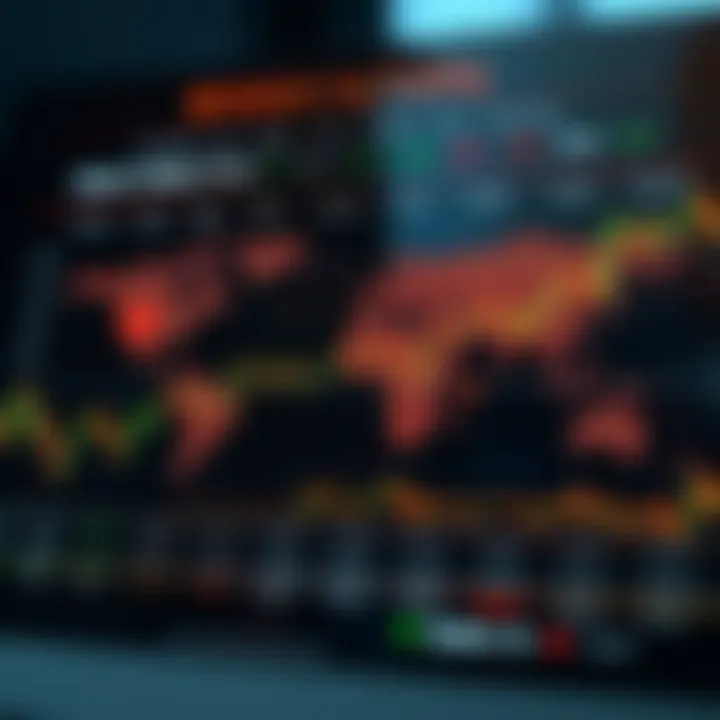 Chart showing different global market opening hours and their impact on trading opportunities on IQ Option