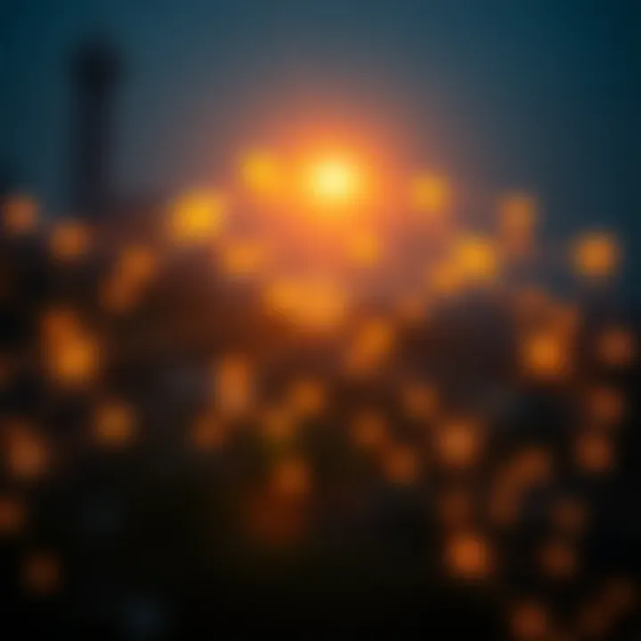 Illustration of blockchain nodes connected representing Chainlink's role in decentralized finance ecosystem