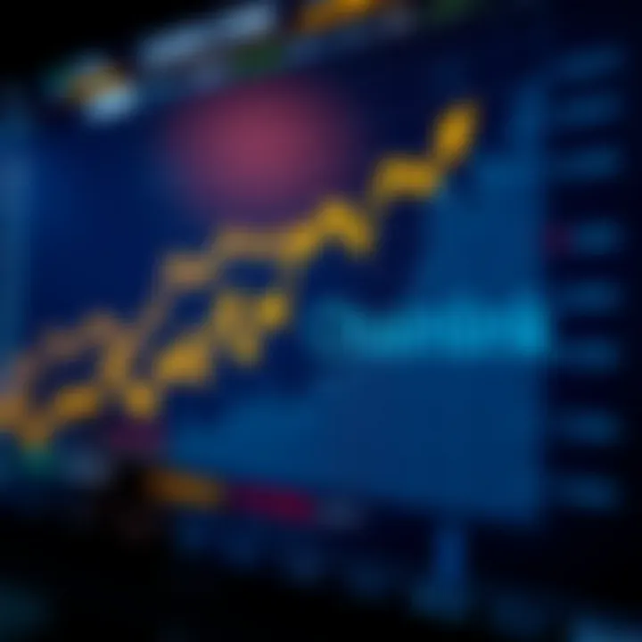 Graph showing upward trend of Chainlink token value in cryptocurrency market