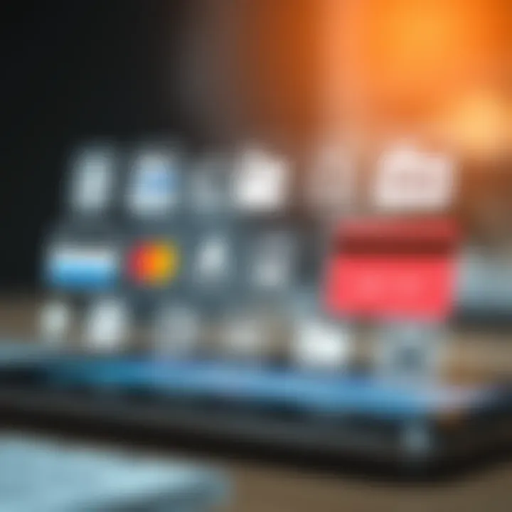 Various payment methods icons including credit card and digital wallets suitable for Quotex transactions