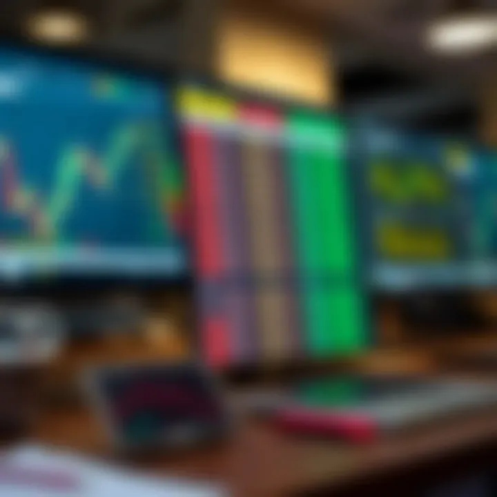 Chart showing comparison of different trading software interfaces and features