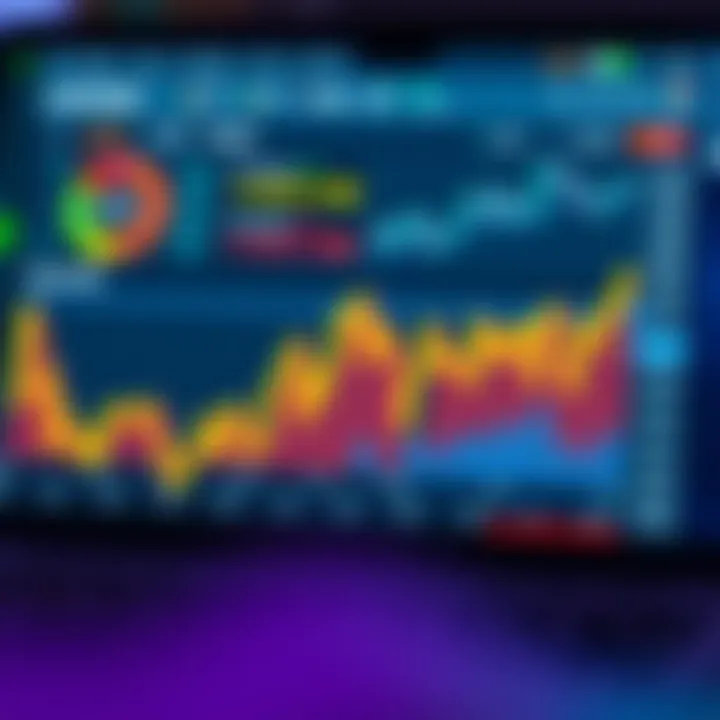 Trading Performance and Analytics Overview on Olimptrade Graph showing trading performance and analytics on digital platform