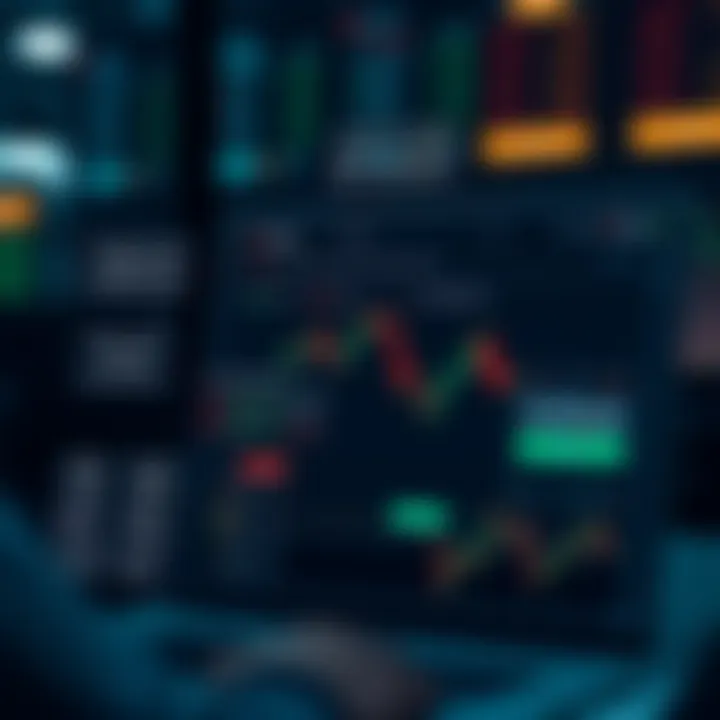 Interface Overview of IQ Option Demo Account Features Graphical representation of a digital trading platform interface highlighting demo account features
