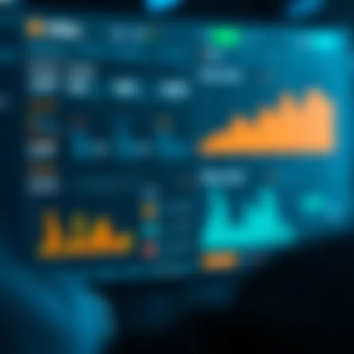 Dashboard showing affiliate earnings and performance metrics