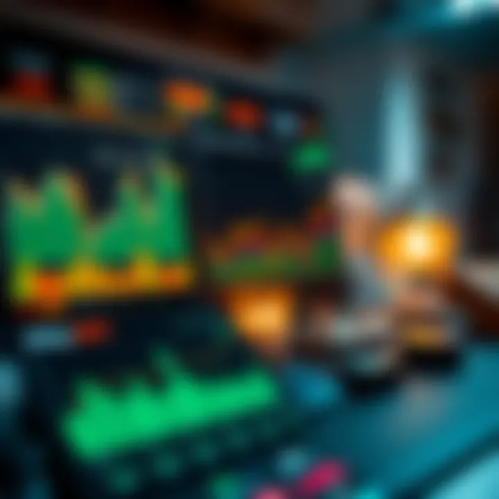 Dashboard displaying essential trading tools and analytics for digital investments