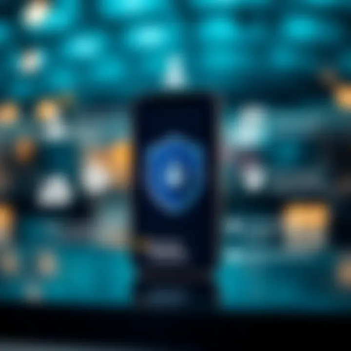 Graphical representation of security features and user support tools on Quotex