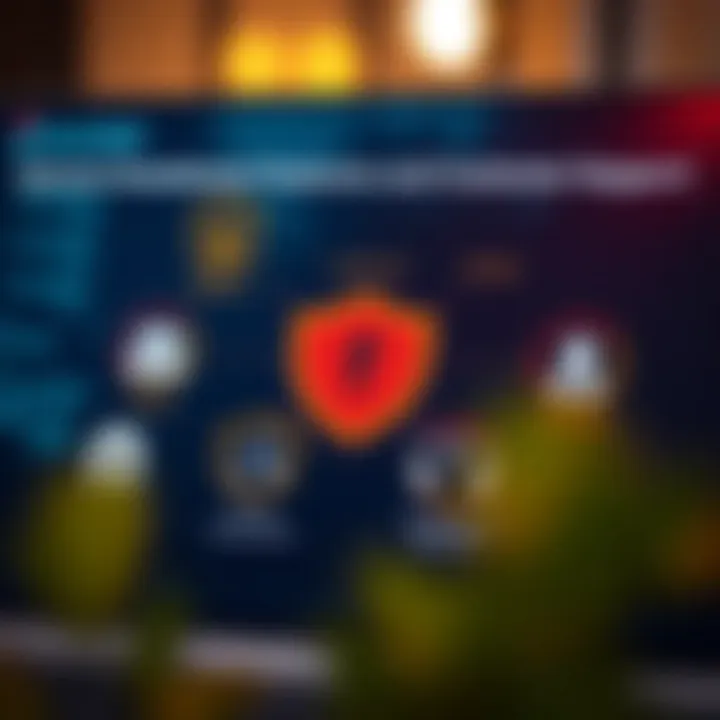 Illustration of secure online investment with icons representing safety features and customer support