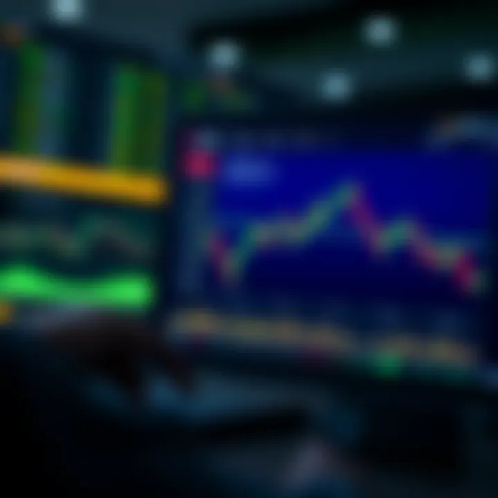 Virtual Trading Platform Interface for Simulated Financial Market Practice Virtual trading platform interface showing simulated trading options with no real risk