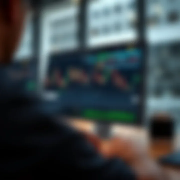 Deriv Trading Platform Interface with Financial Charts and Tools User interface of the Deriv trading platform displaying various financial charts and trading tools