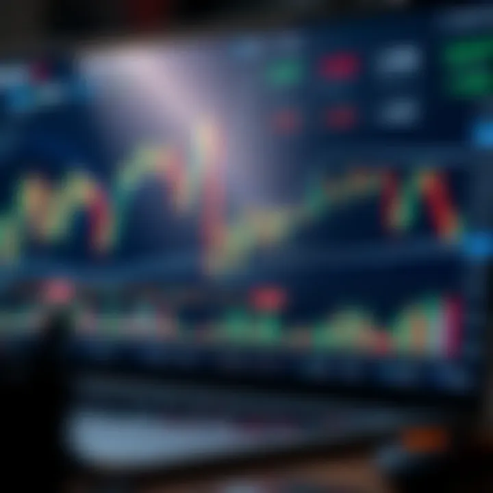 Graphical representation of trading market trends and asset performance within Deriv Smart Trader