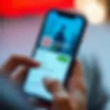 User downloading the Olymp Trade app securely on a smartphone with app store interface visible