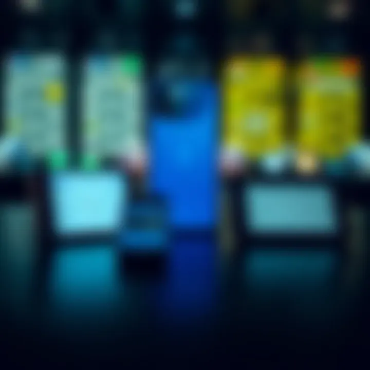Illustration of mobile devices demonstrating Deriv app compatibility across platforms