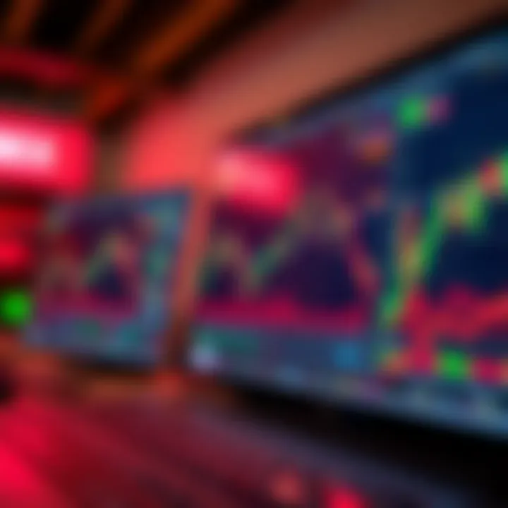 Forex trading platform interface showing charts and currency pairs