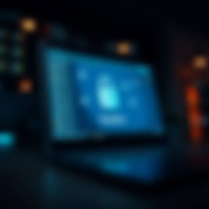 Illustration of security features and tips for protecting user accounts on Quotex