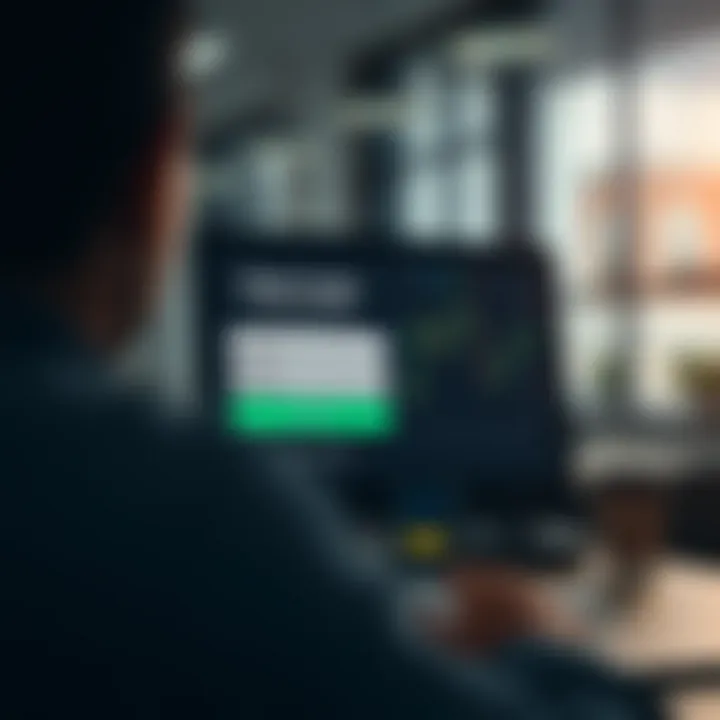 User interface displaying login screen with fields for username and password on Quotex Trader platform