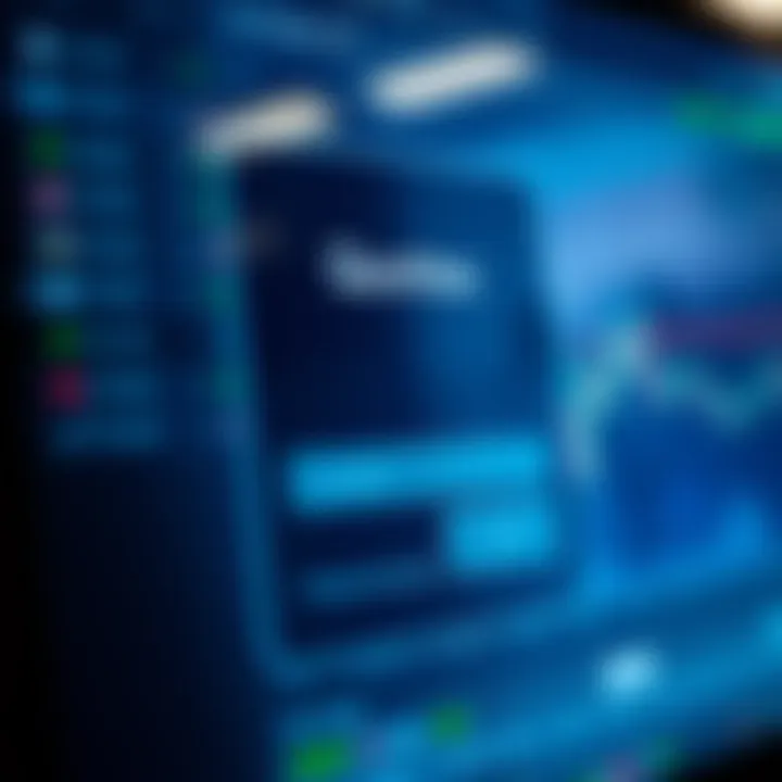 Secure login interface of an online trading platform showing username and password fields