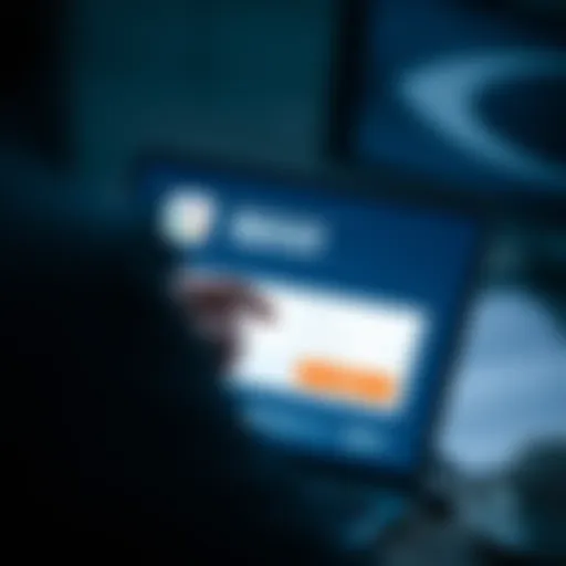 Account Registration on IQ Option Platform User registering account on online trading platform interface