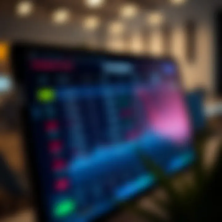 User interface displaying various financial investment options on a digital trading platform