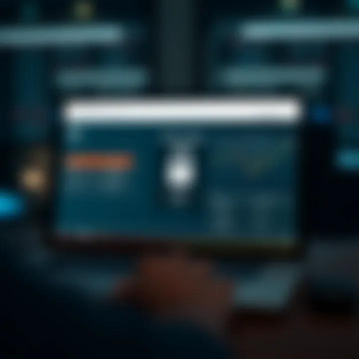 Secure Login Interface of IQ Platform User interface showing secure login screen of IQ platform