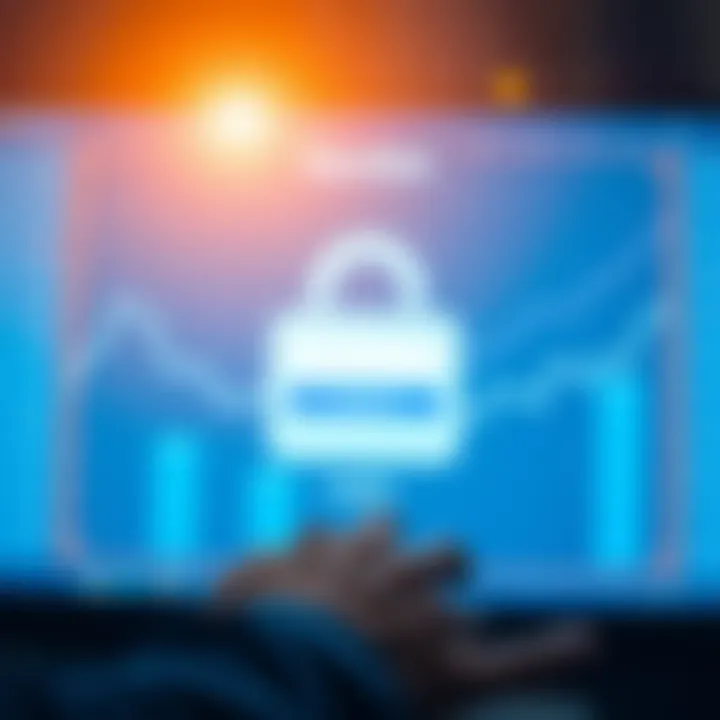 User entering credentials on secure affiliate platform login interface