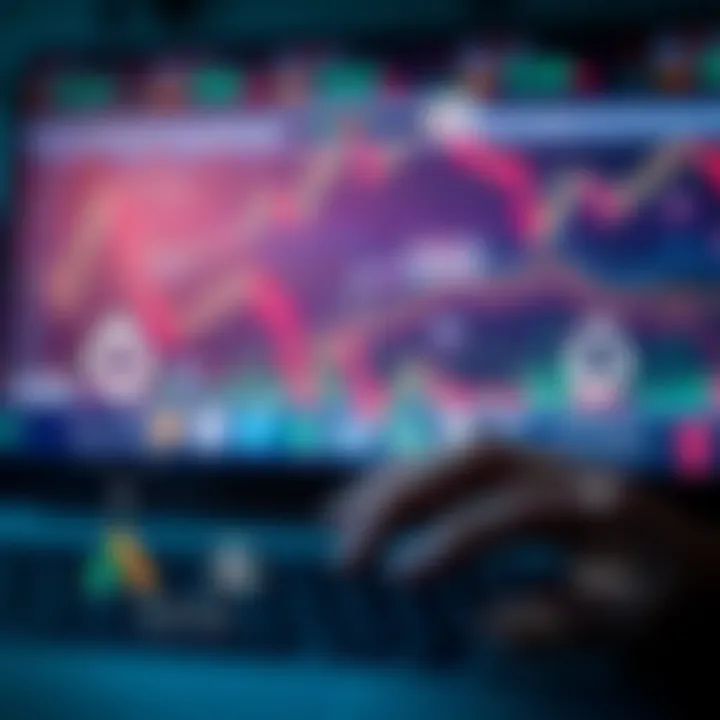 Graphic illustrating financial risks and safety measures in digital trading