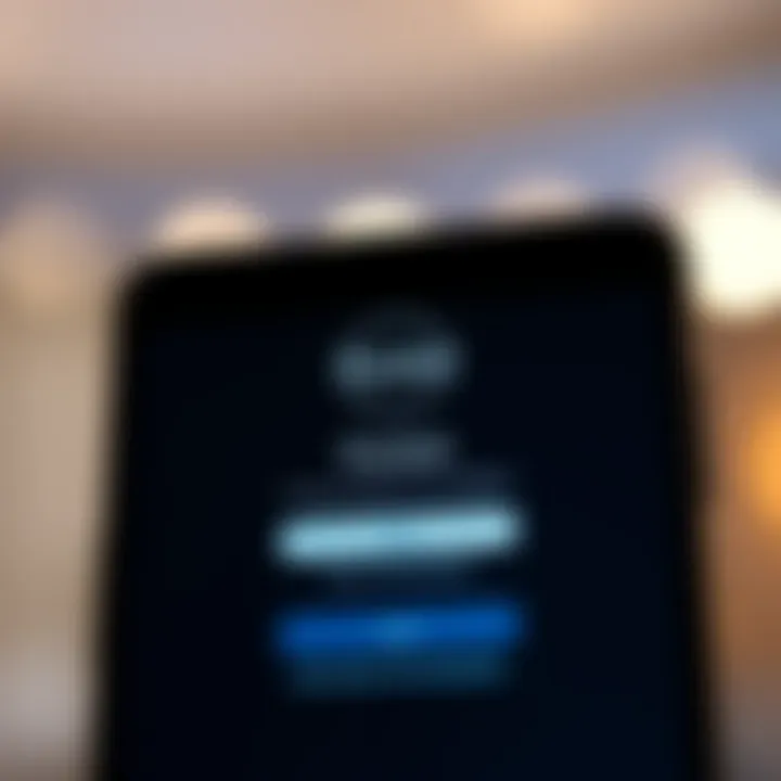 User interface showing Pocket login screen with secure authentication options