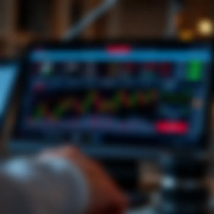 Graph displaying trading strategies and performance metrics for binary options on Pocket Option