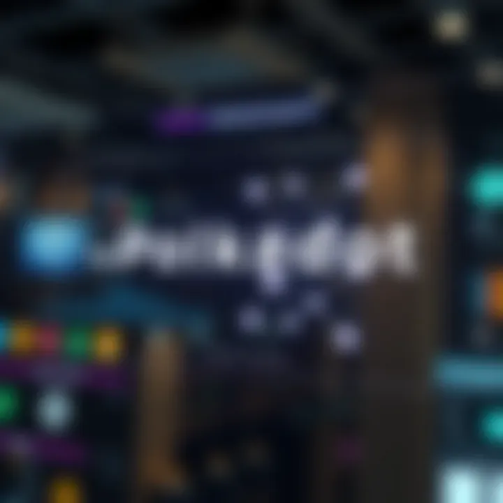 Diagram illustrating the Polkadot network architecture with interconnected blockchain nodes