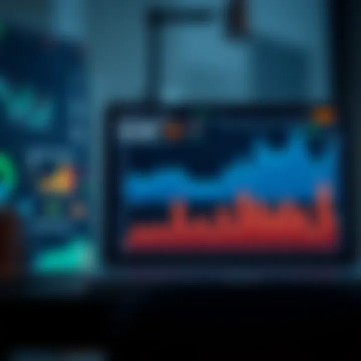 Graph showcasing trends and analytical insights for financial operations on platform