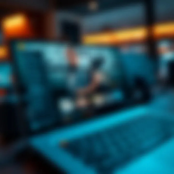 High-quality video streaming interface on digital devices