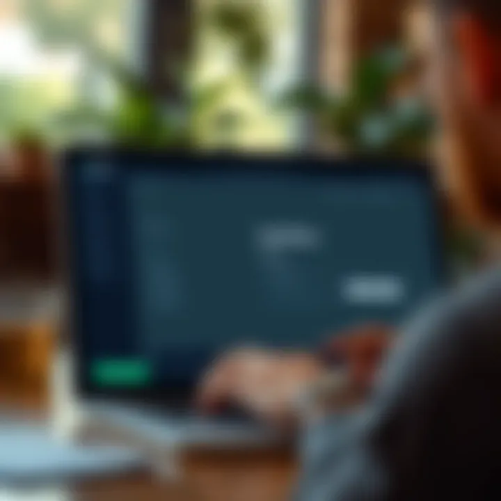 Verification and account setup interface on Quotex trading application