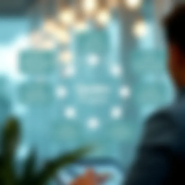 Diagram illustrating the benefits and features of the Quotex affiliate program