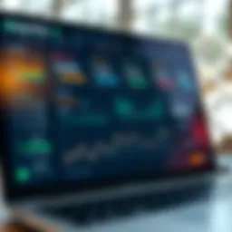 Dashboard interface of Quotex IO showcasing investment options and trading tools