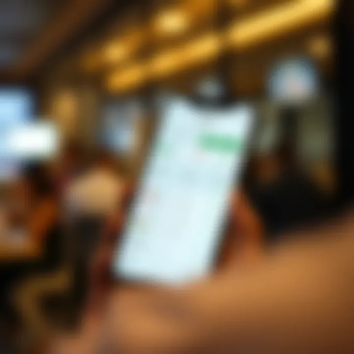 Mobile phone displaying Quotex app showing trading options and account dashboard