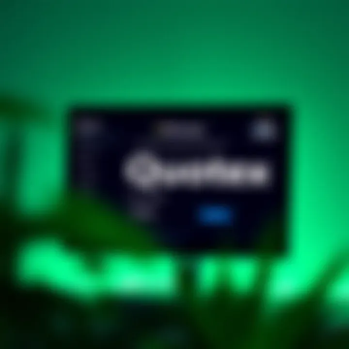 Installing Quotex on Windows PC Windows desktop showing Quotex software installation progress with system settings in background