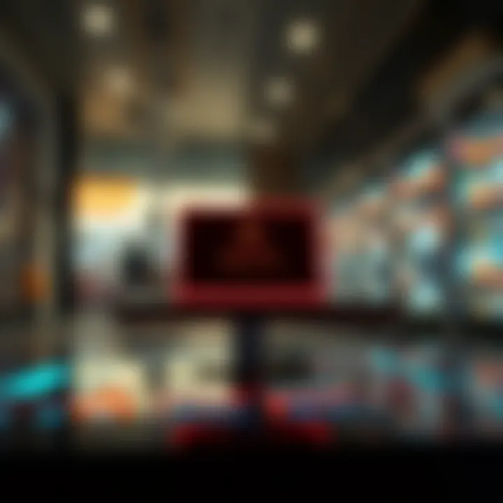 Illustration showing a digital platform connection error with disrupted data flow