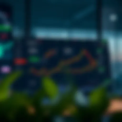 Dashboard interface of Quotex trading platform showcasing various financial instruments and real-time market data