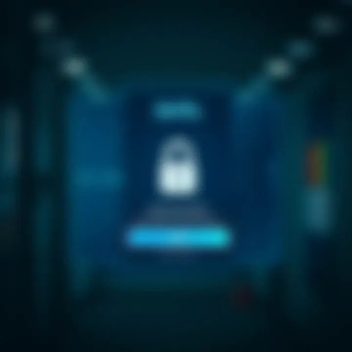 User interface displaying secure login screen on Quotex platform