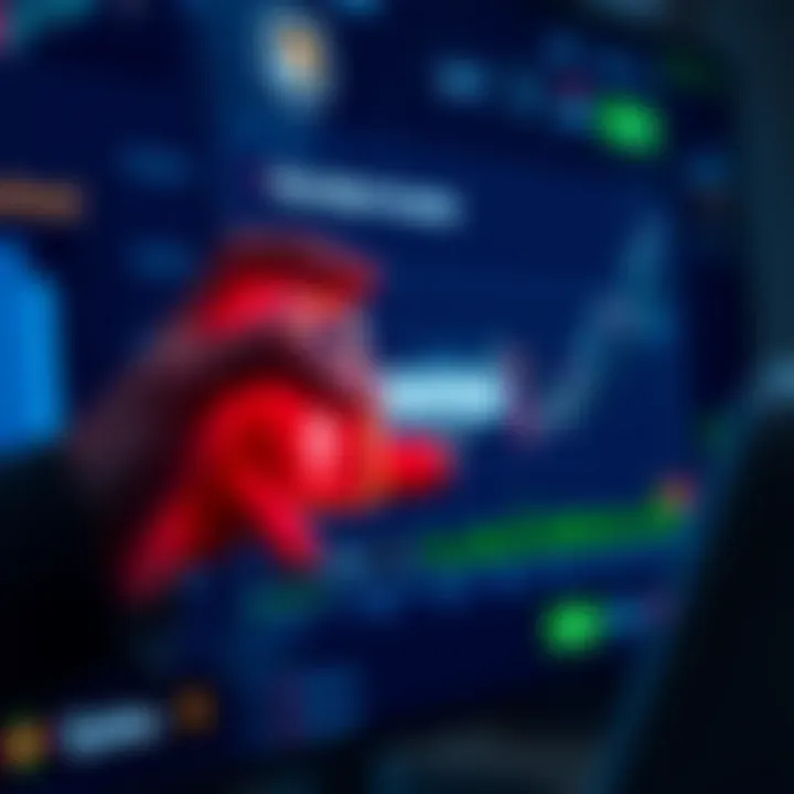 Secure login with password protection on digital trading application