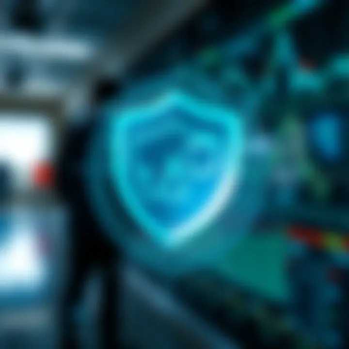 Security and Customer Support in Quotex Trading Security shield icon symbolizing protection and user support in digital trading environments