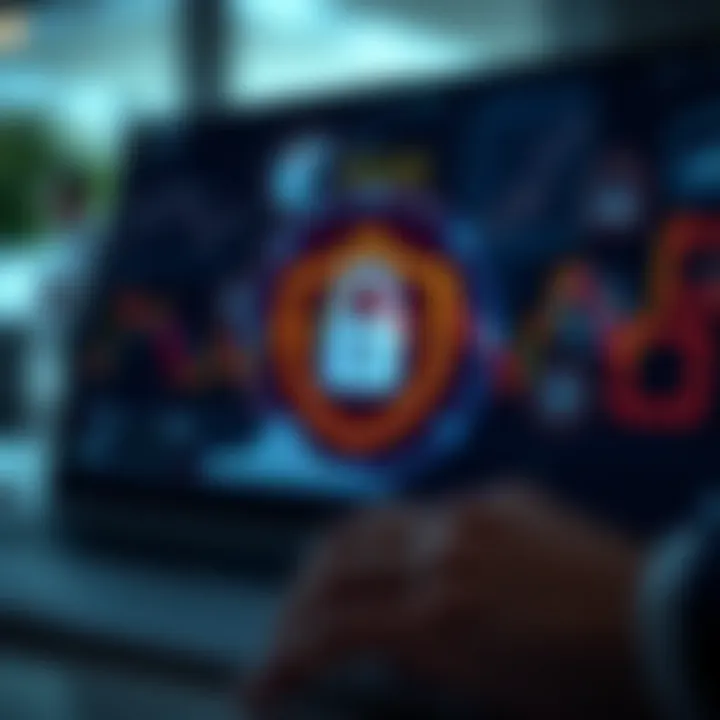 Secure Financial Services Provided by Qutoex Secure online transaction process with digital security icons and financial graphs