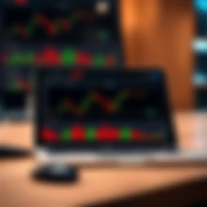 Graph showing the improvement of trading strategies through practice in a demo environment