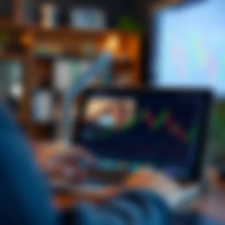 Using Vlog Videos to Master Forex Trading Concepts Digital device showing Forex vlog video content with trading tips and market insights