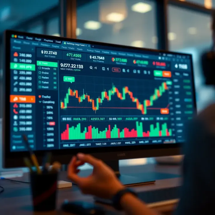 Advanced Trading Platform Features for Options Investors in Brazil User interface of an advanced trading platform highlighting tools for options investors